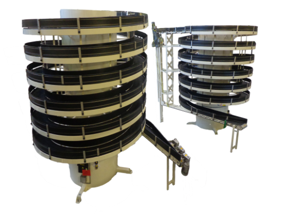 All-purpose spiral conveyor for medium to large products